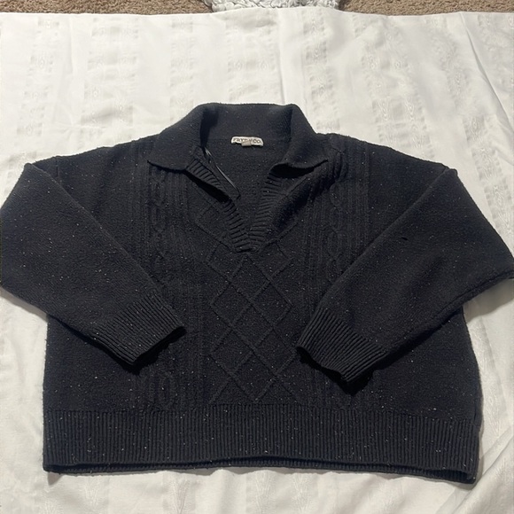 FRYE & CO WOMENS DARK GRAY ICE CREAM SPECKLED SWEATER SIZE XL - Picture 3 of 8